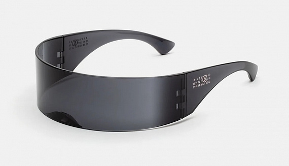MM6 Lunettes 6 Noires IFZ 138